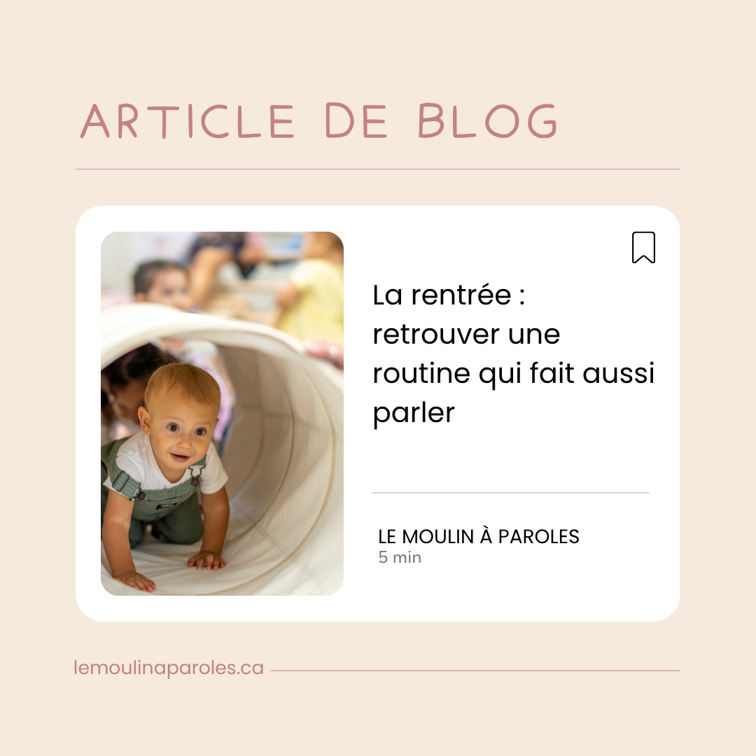 La rentrée : retrouver une routine qui fait aussi parler