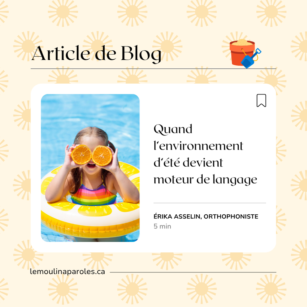 Quand l’environnement d’été devient moteur de langage