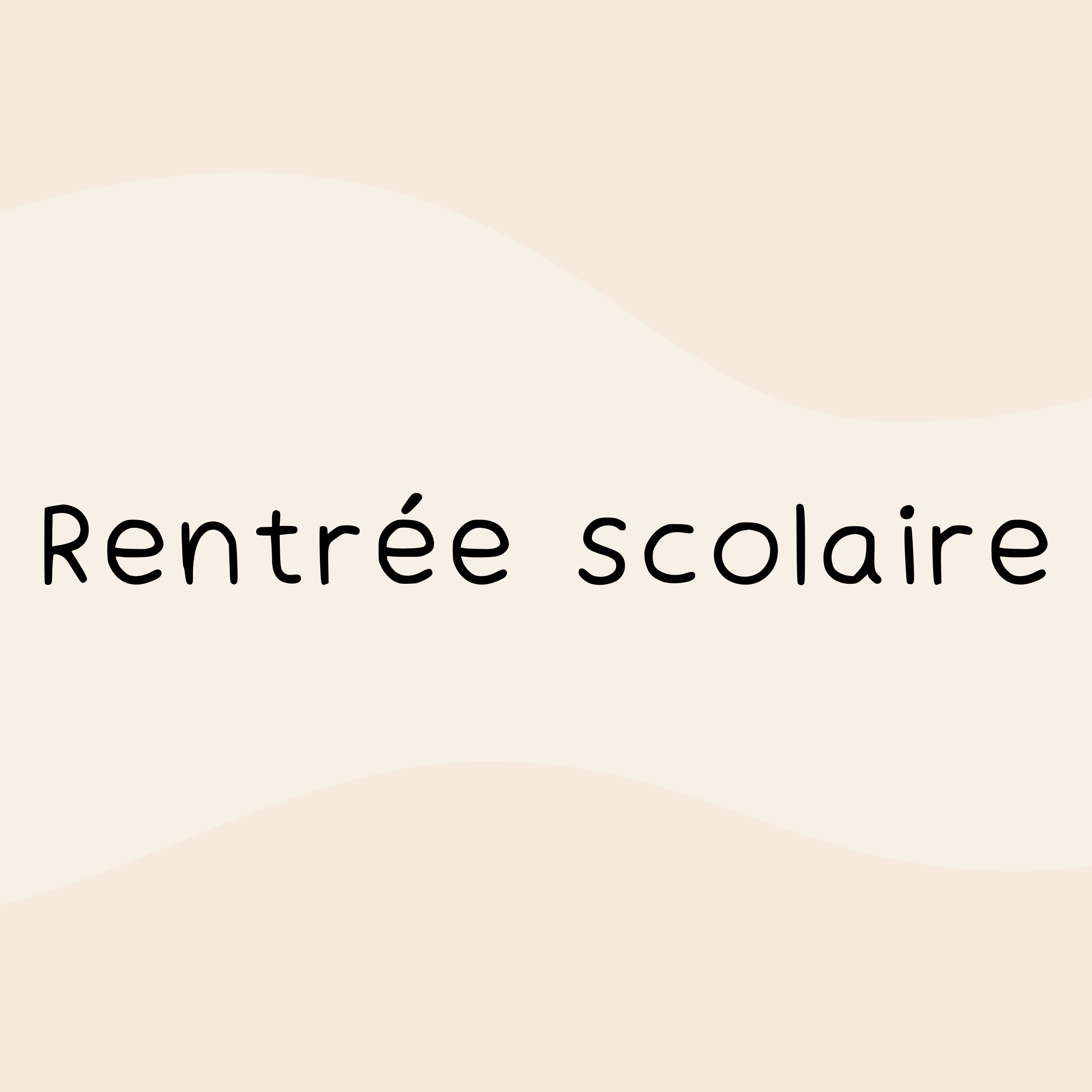 Rentrée