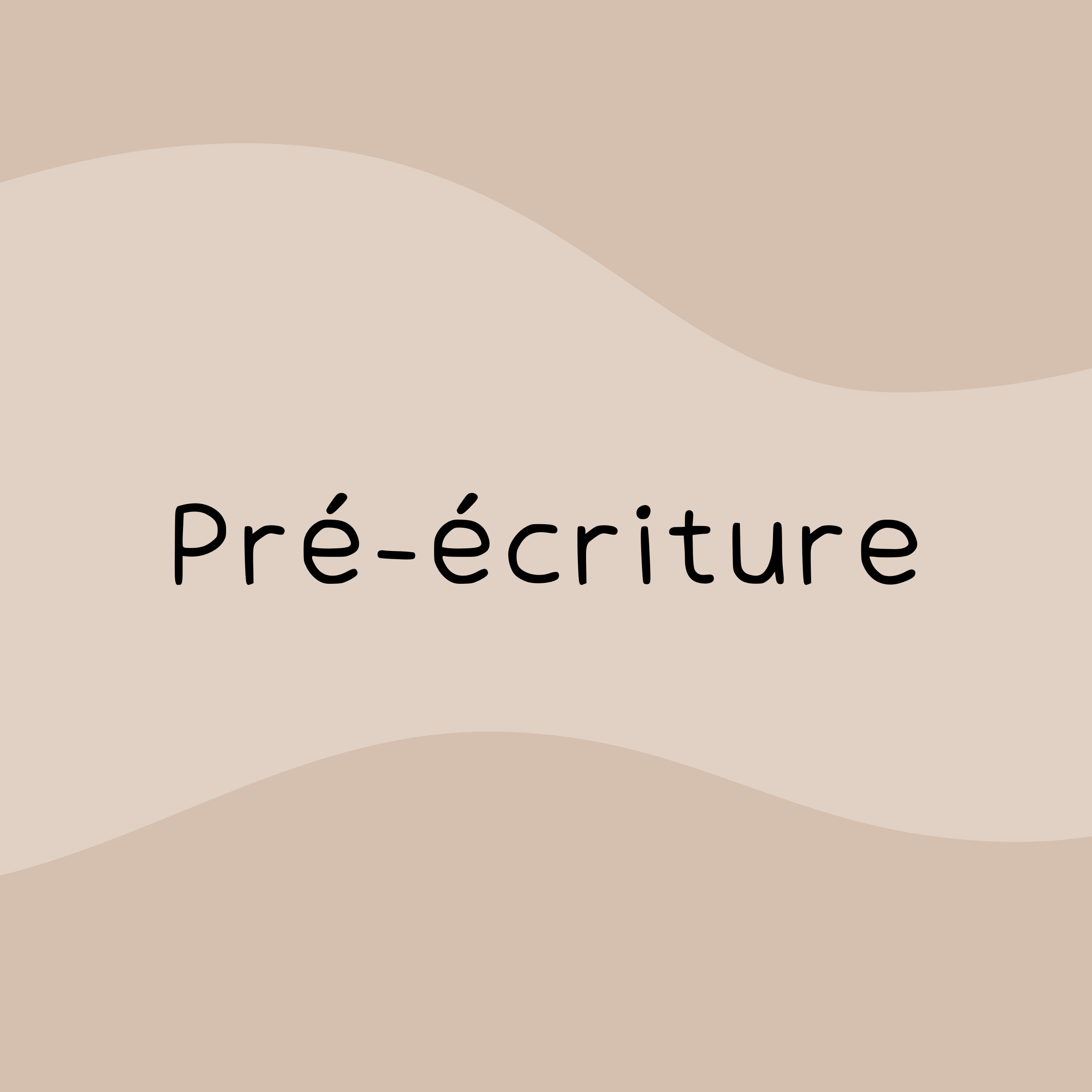 Pré-écriture