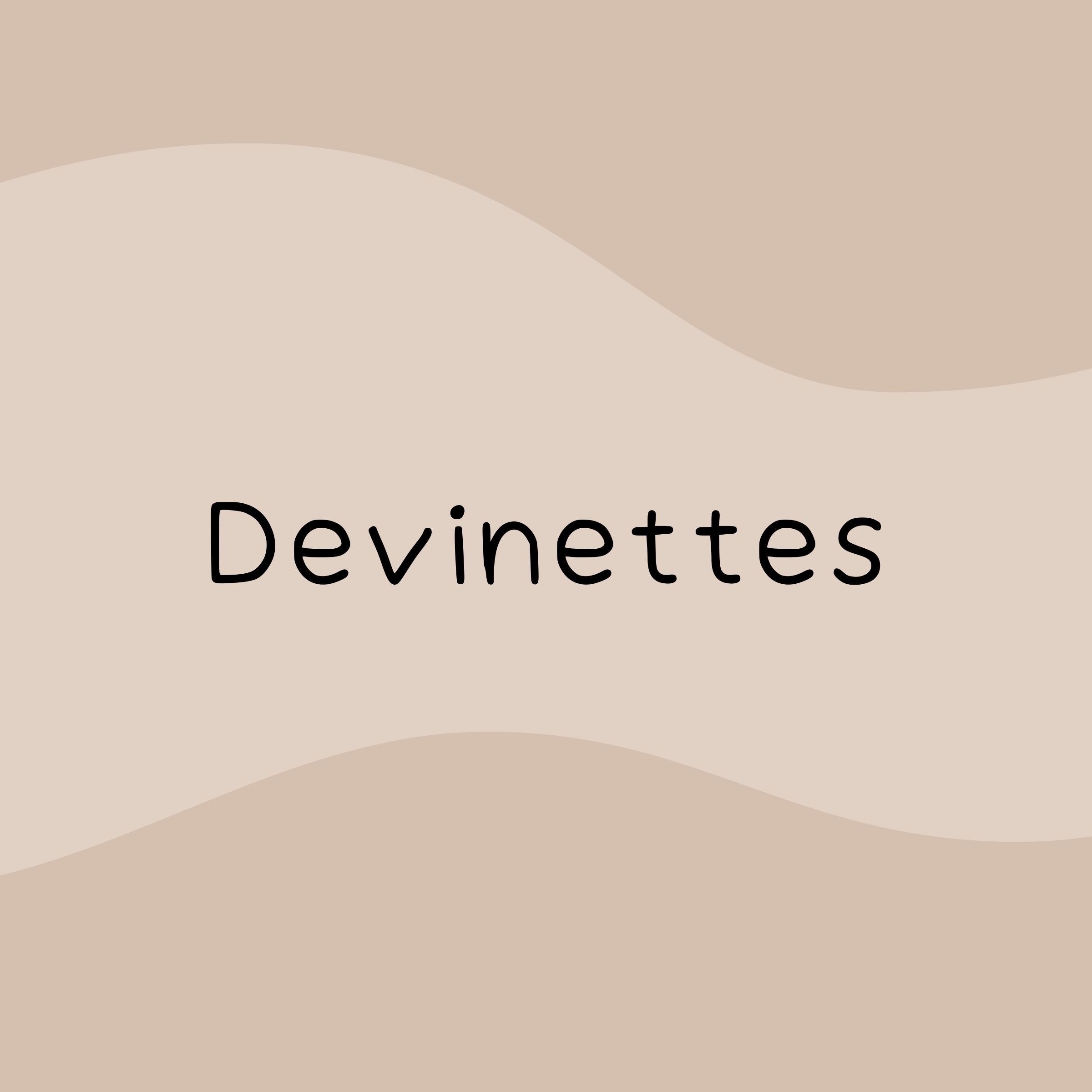 Devinettes