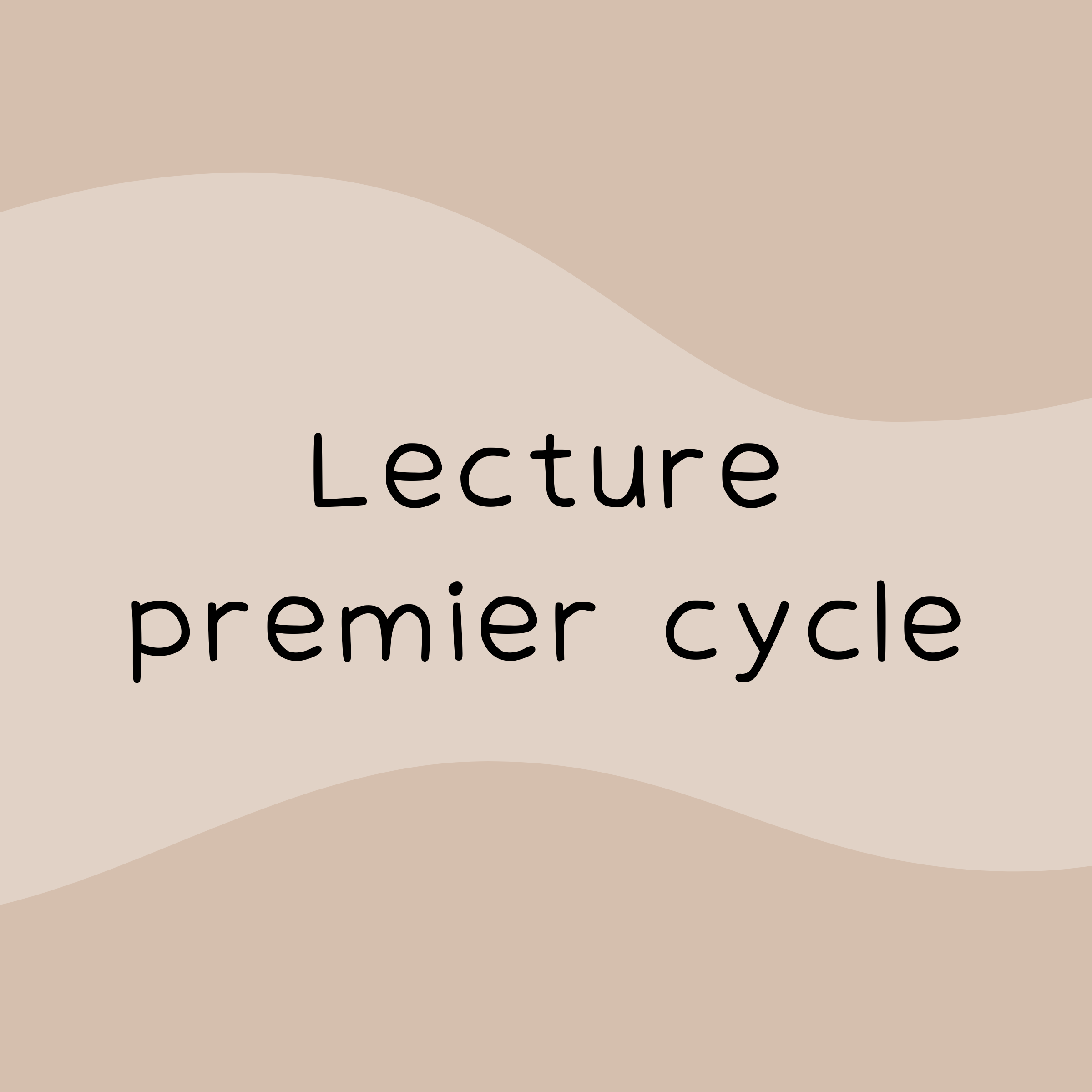 Lecture - 1er cycle
