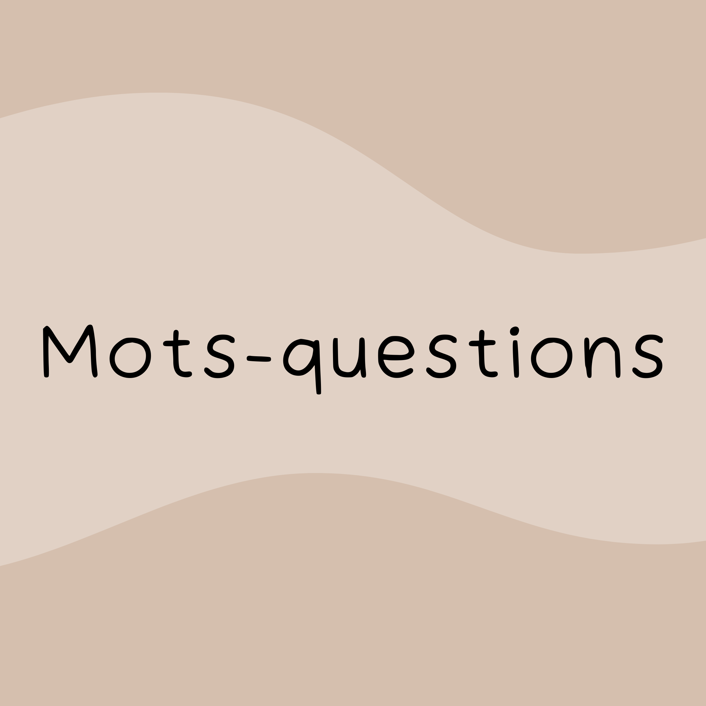 Les mots-question | Le Moulin à Paroles