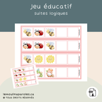 Jeu orthophonie printemps catégorisation intrus vocabulaire