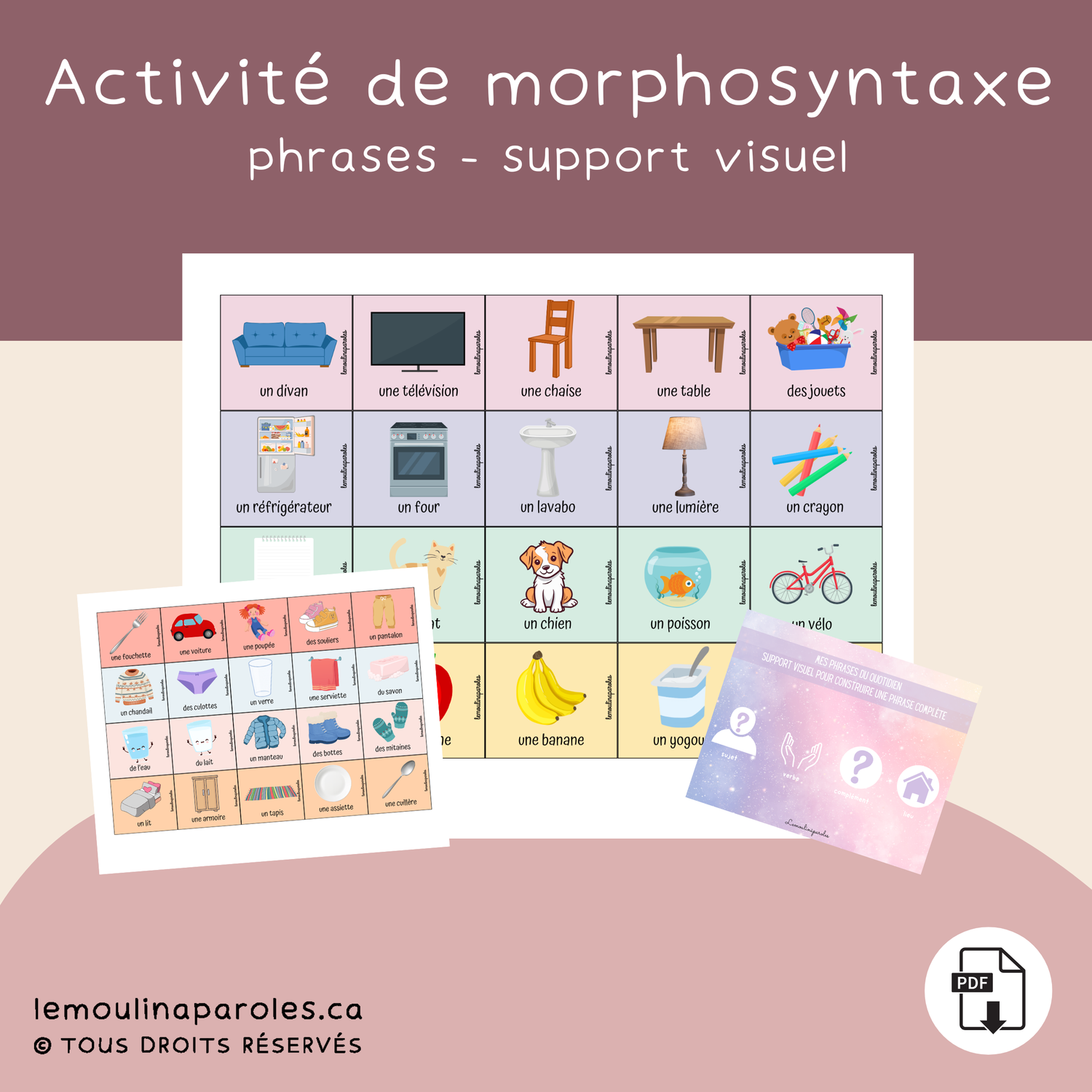 Mes petites phrases du quotidien - 80 cartes