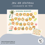 Activités imprimables de stimulation du langage sur le thème de l’été pour enfants de 3 à 8 ans.