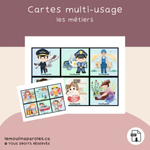 Trousse langage métiers pour enfants avec activités éducatives imprimables préscolaire