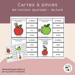 Trousse langage Les pommes en format PDF comprenant 8 activités éducatives pour les enfants de 5 à 7 ans afin de développer le langage, la conscience phonologique, la lecture, les notions spatiales, les émotions et la résolution de problèmes.