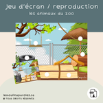 Activité langage girafe lion zèbre enfant