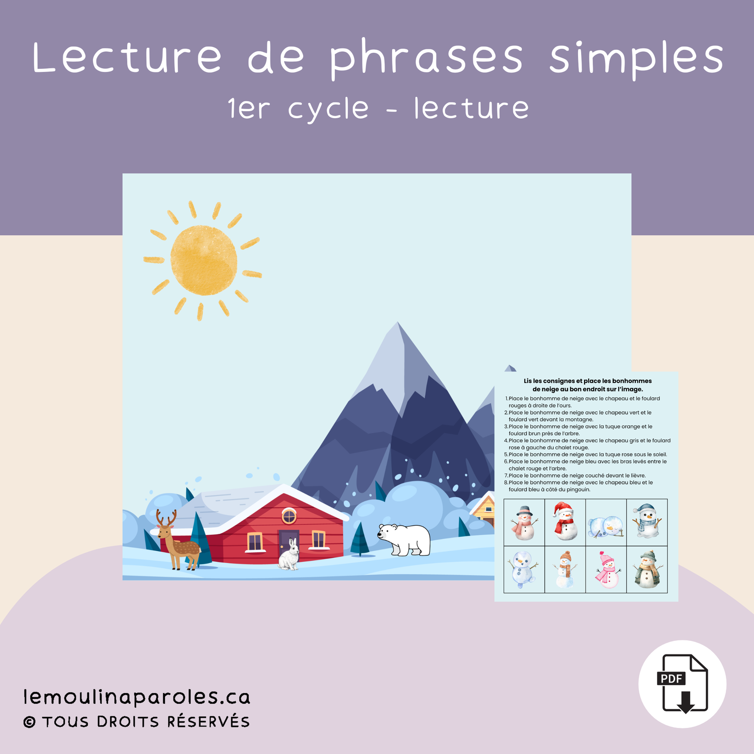 Qui va où ? 1er cycle - lecture