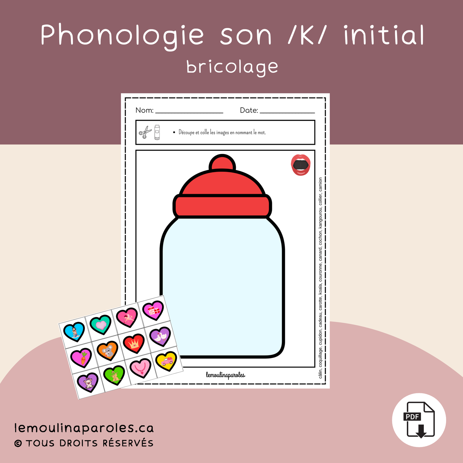 Bricolage phonème /K/