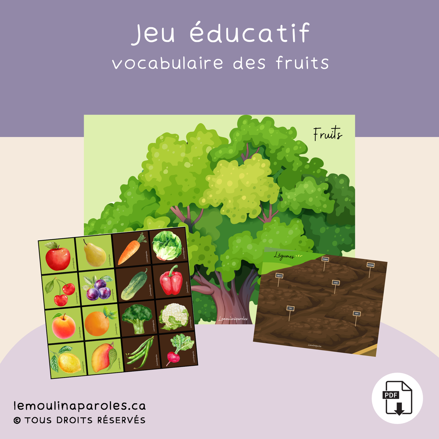 Les fruits et les légumes