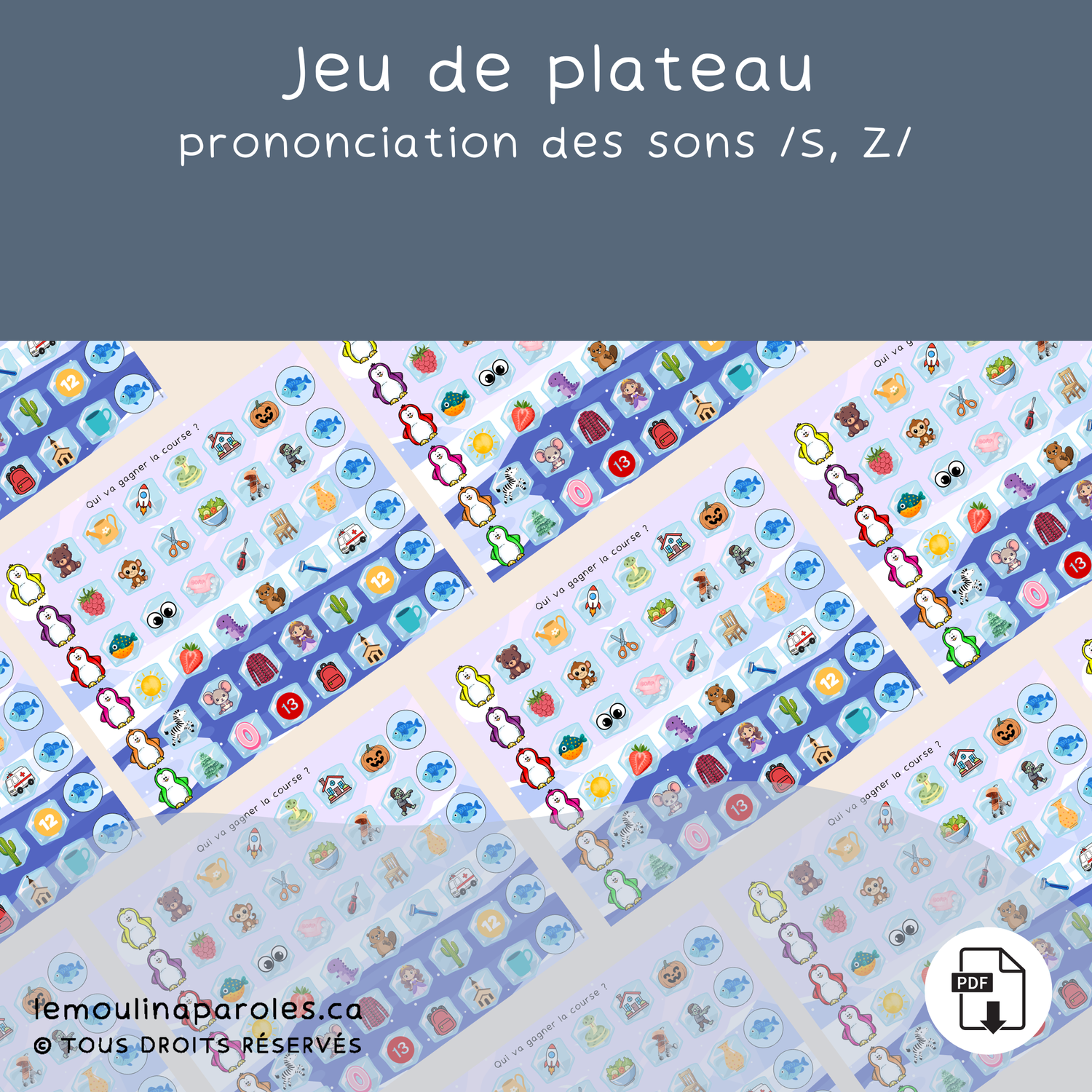 La course des pingouins