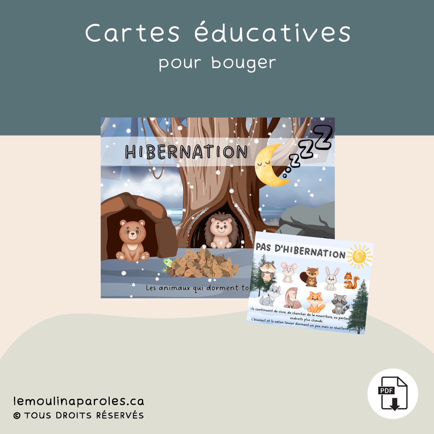 Jeu éducatif - réveille-moi si tu peux !