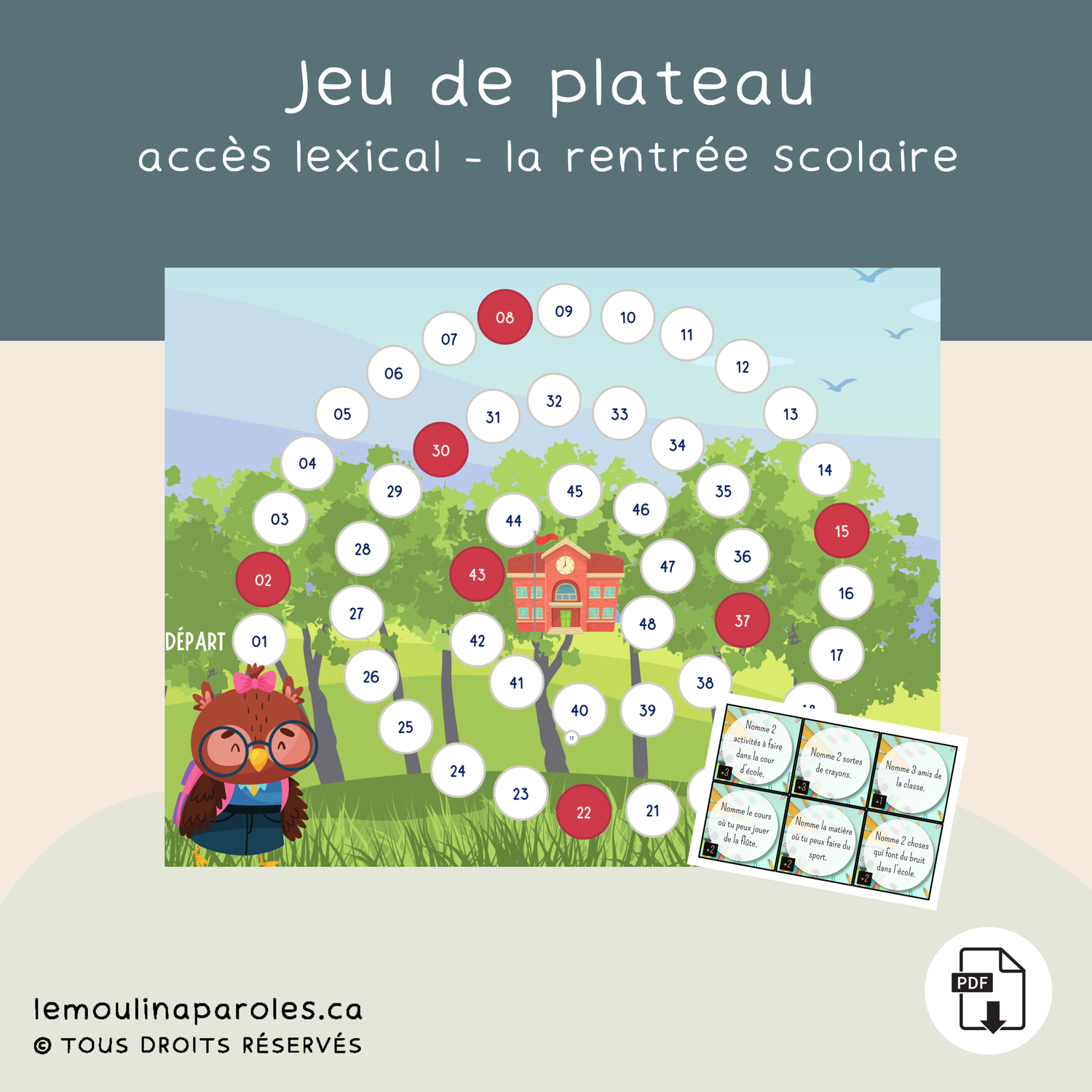 Le chemin de la rentrée avec Olive