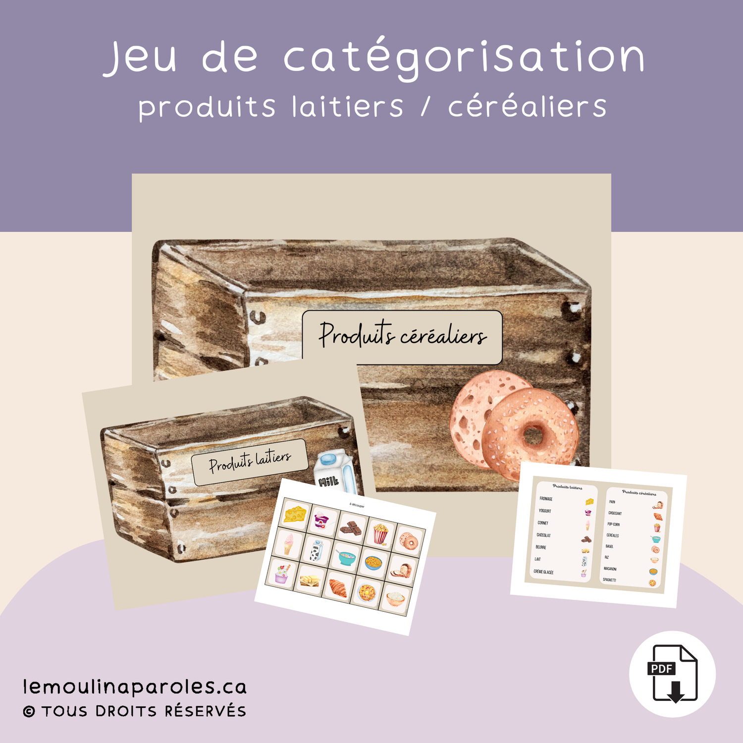 Méli-mélo - les aliments