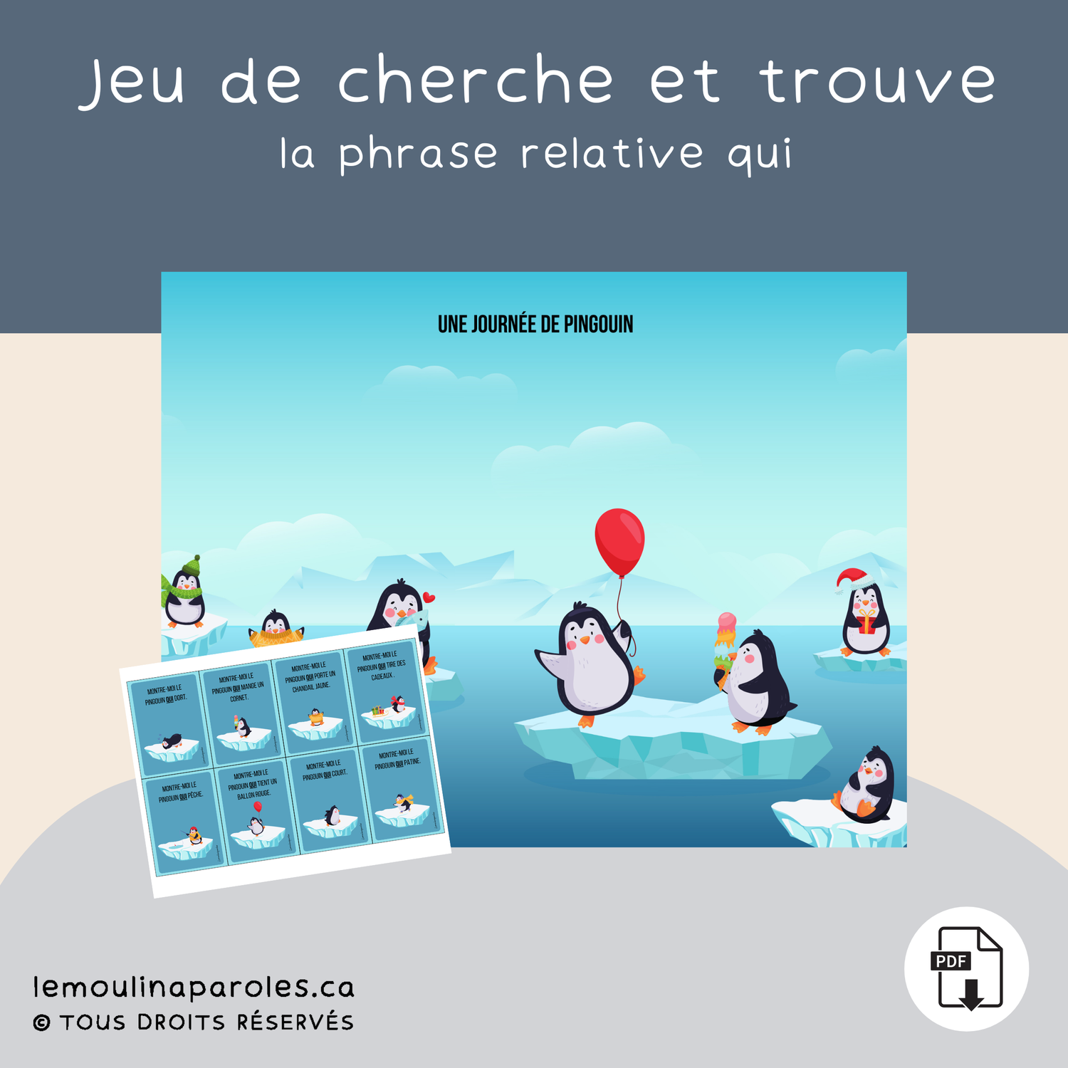 Une journée de pingouin