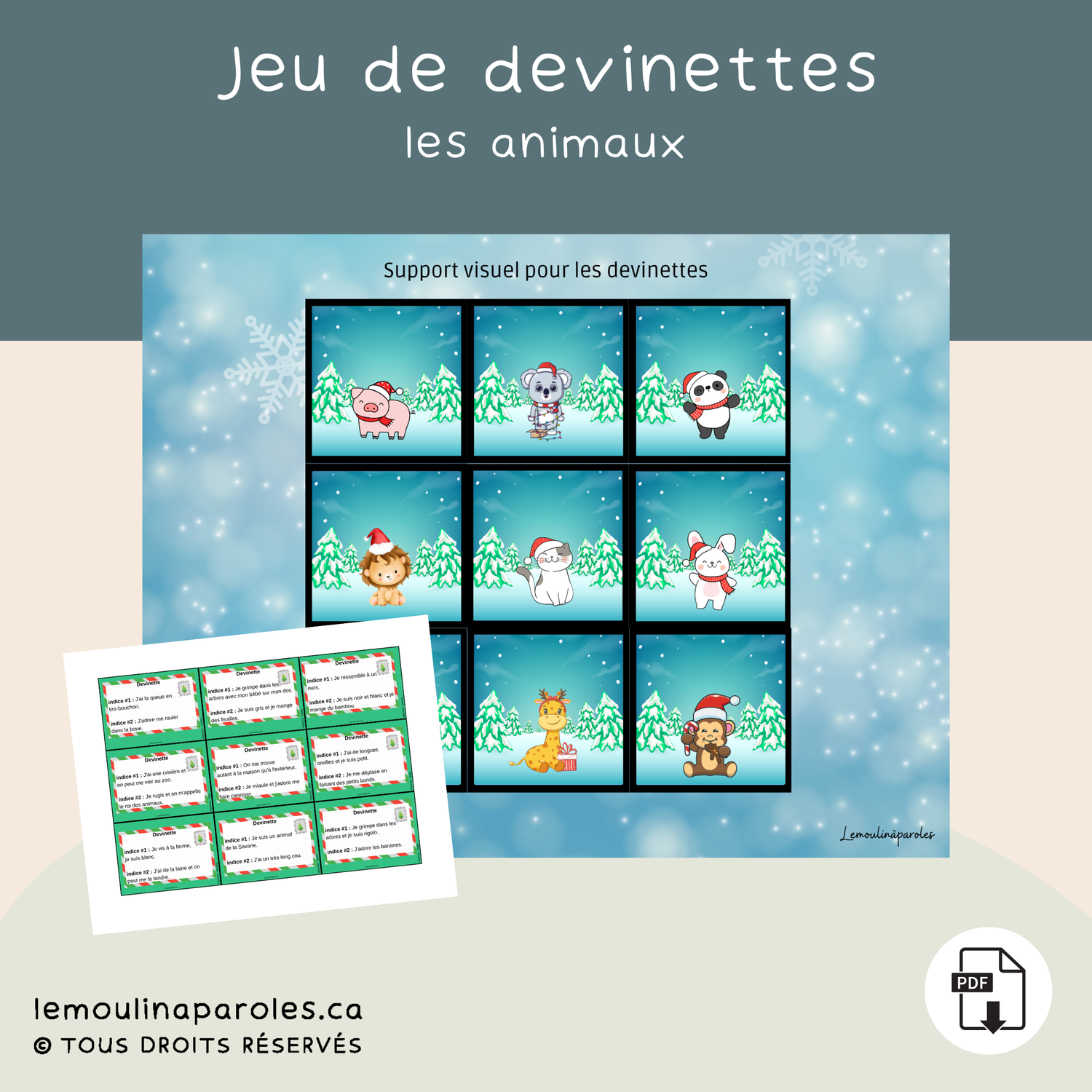 Mes devinettes de Noël