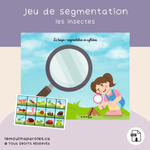 Activité langage enfants 3 à 5 ans insectes dénombrement
