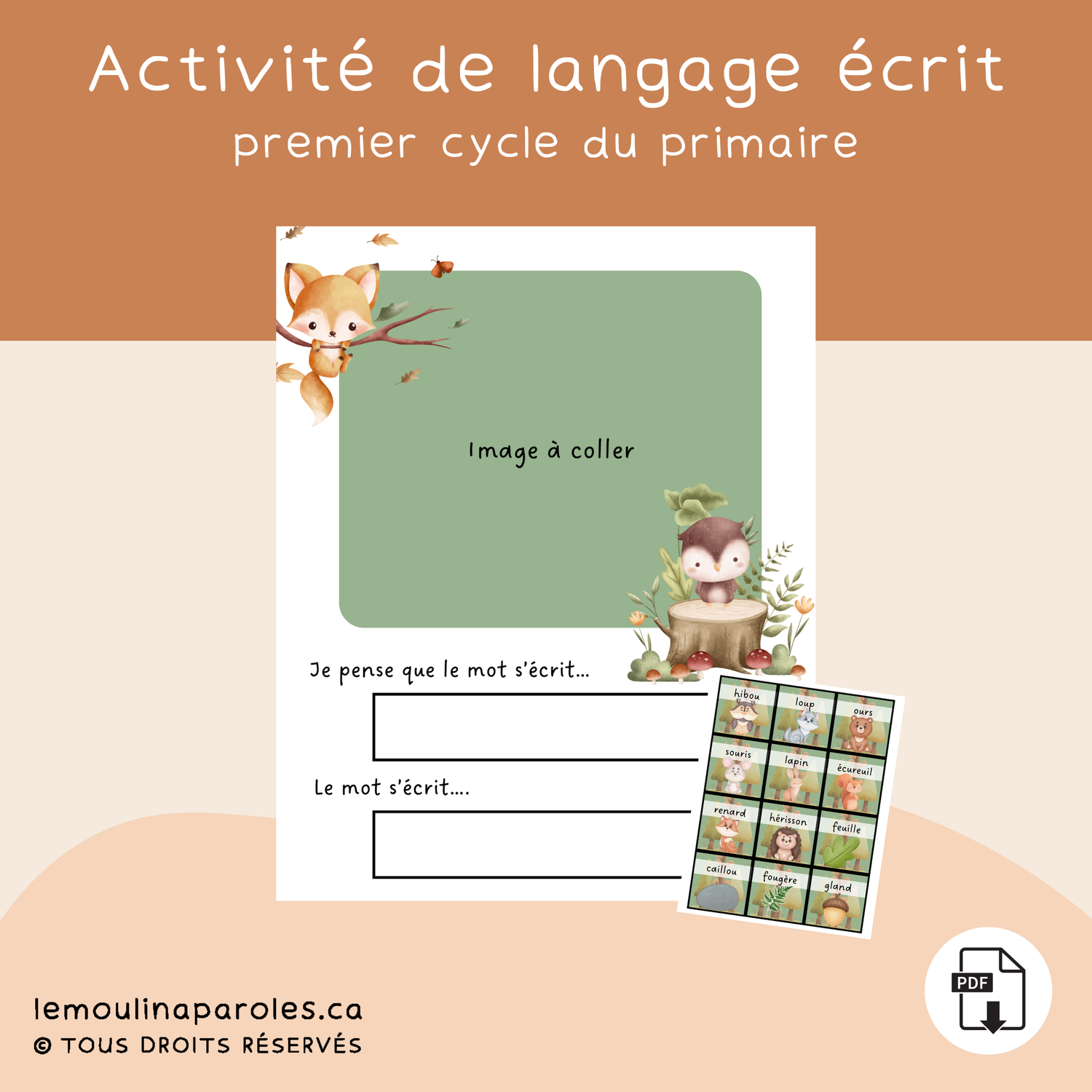 Le garde forestier - graphème /OU/