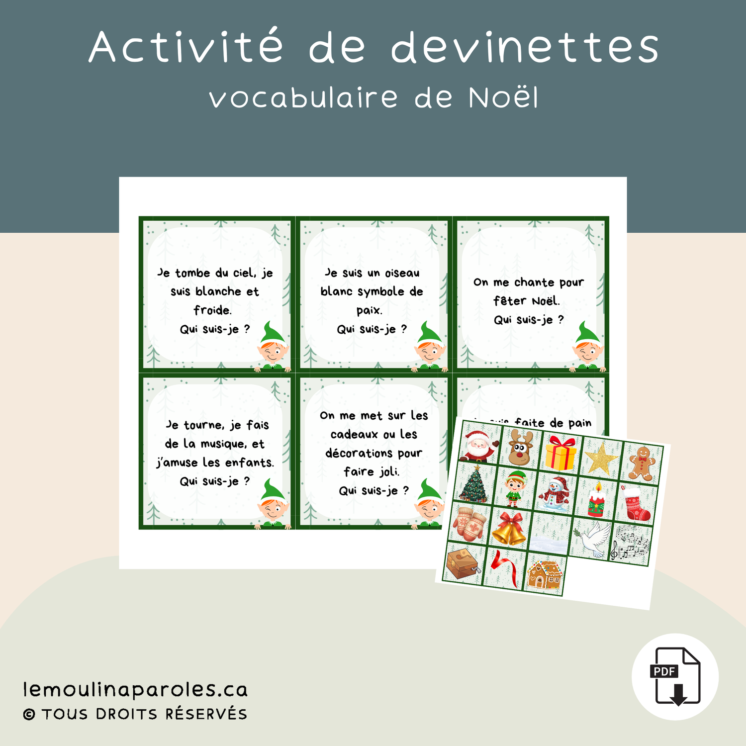 Les devinettes du lutin farceur