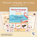Trousse imprimée clé en main de stimulation du langage avec activités éducatives pour enfants – Le Moulin à Paroles