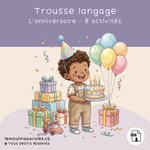 Jeux éducatifs vocabulaire anniversaire enfant