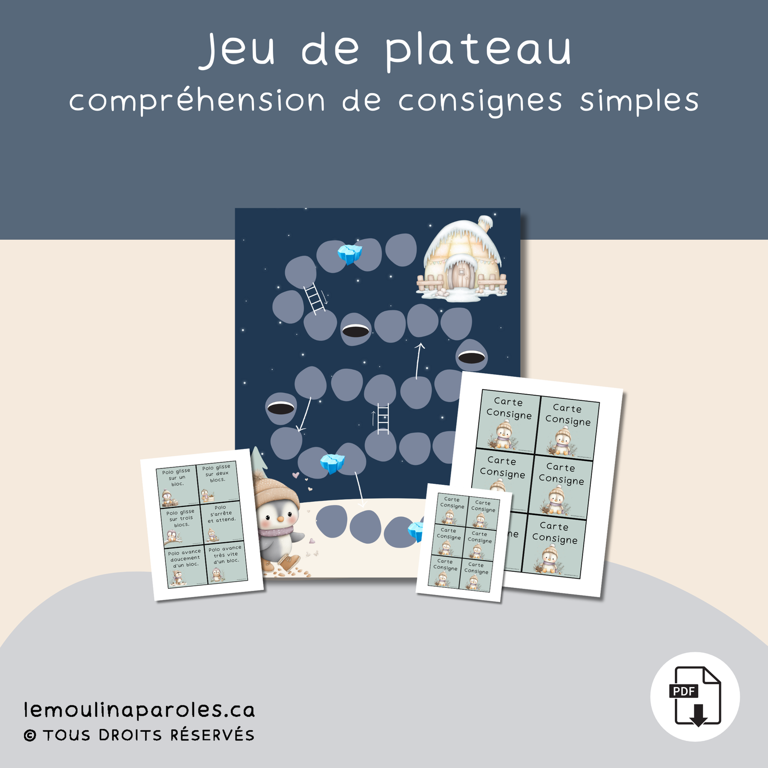 Polo le pingouin retrouve son igloo