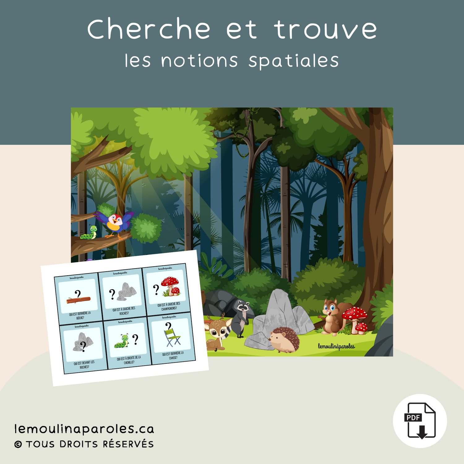 Les animaux de la forêt