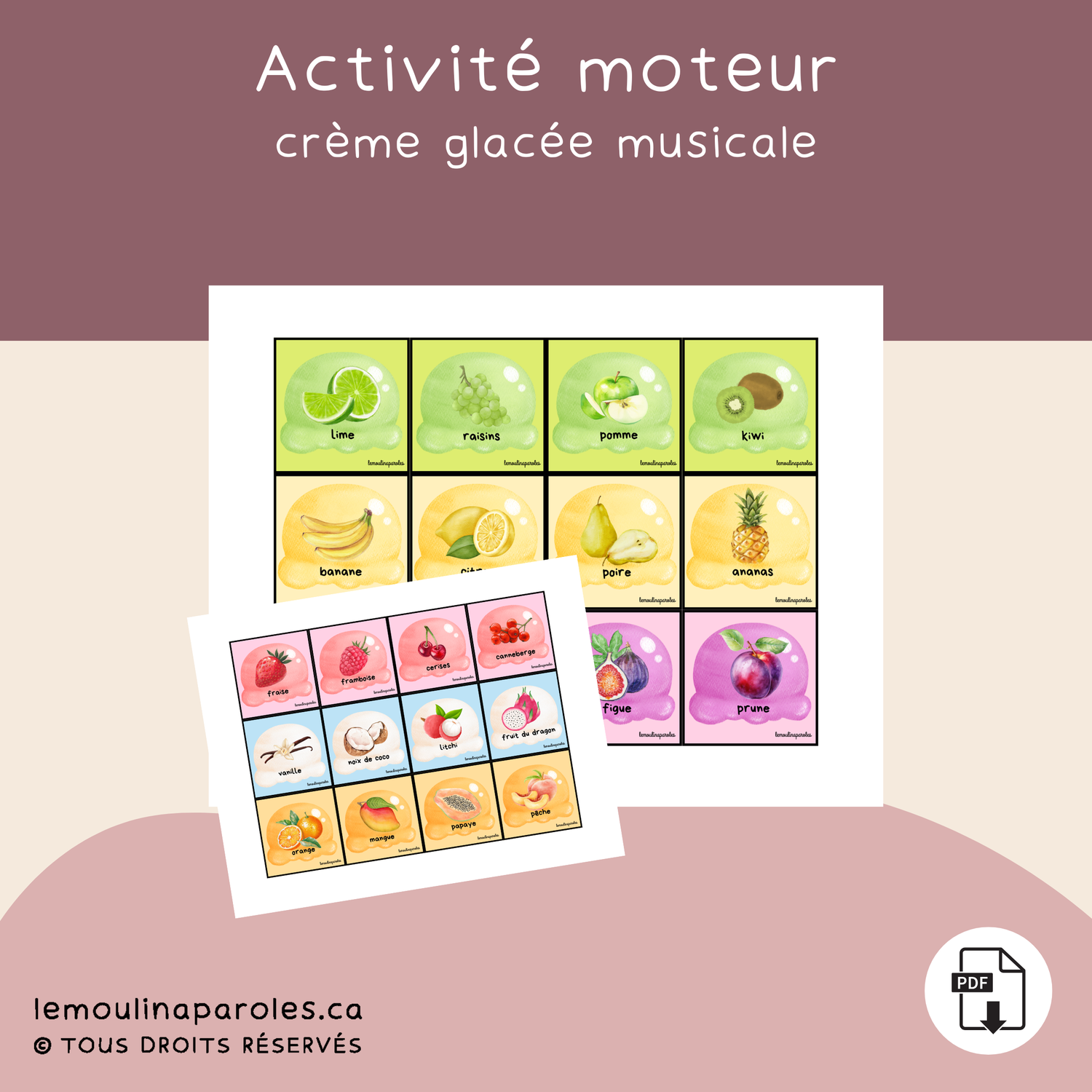 Crème glacée musicale