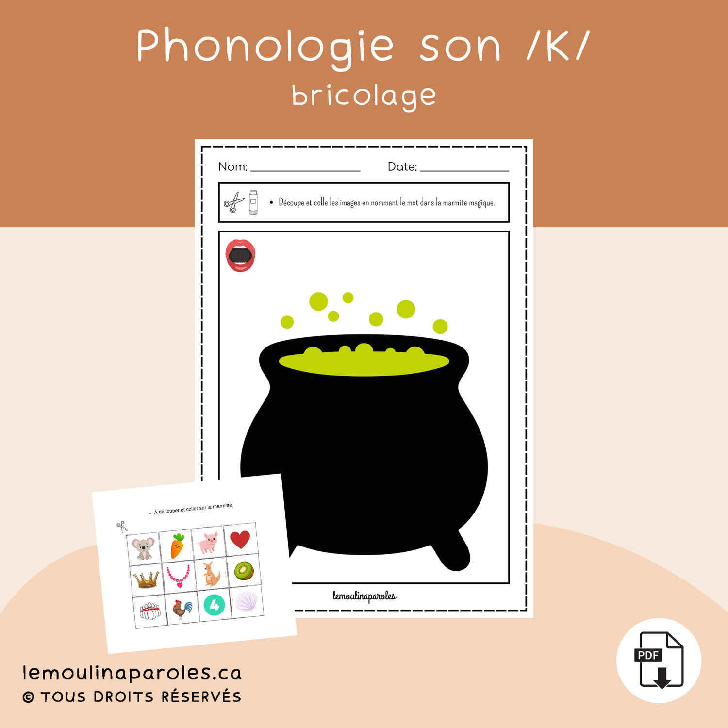 Bricolage Halloween son /K/