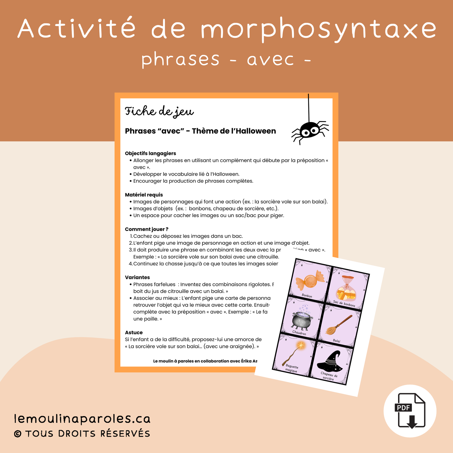 Phrases /AVEC/ - Halloween