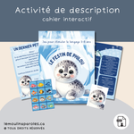 Jeu éducatif Philou et les poissons à pêcher – apprentissage vocabulaire et couleurs