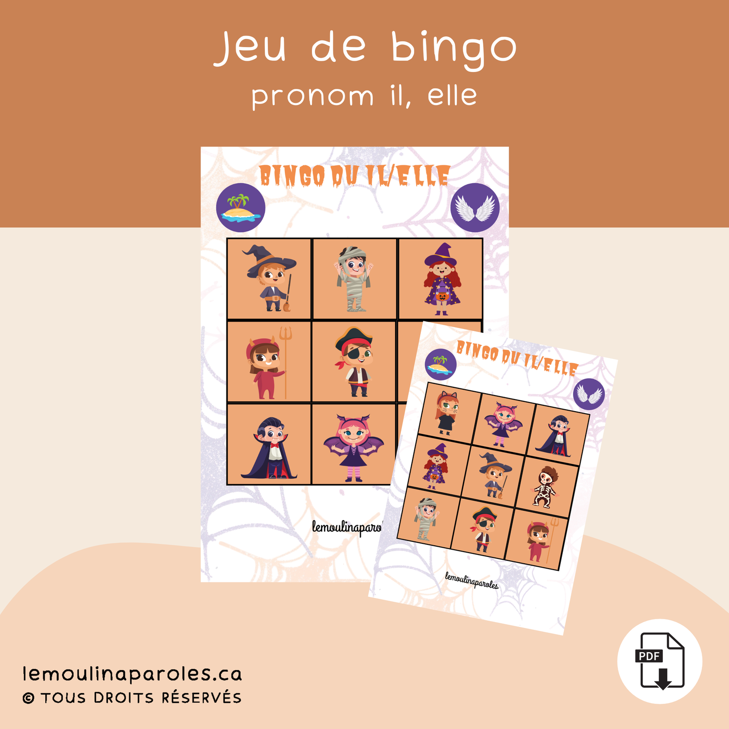 Bingo Halloween IL/ELLE