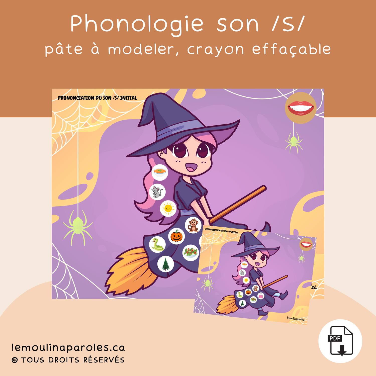 Lave la sorcière son /S/