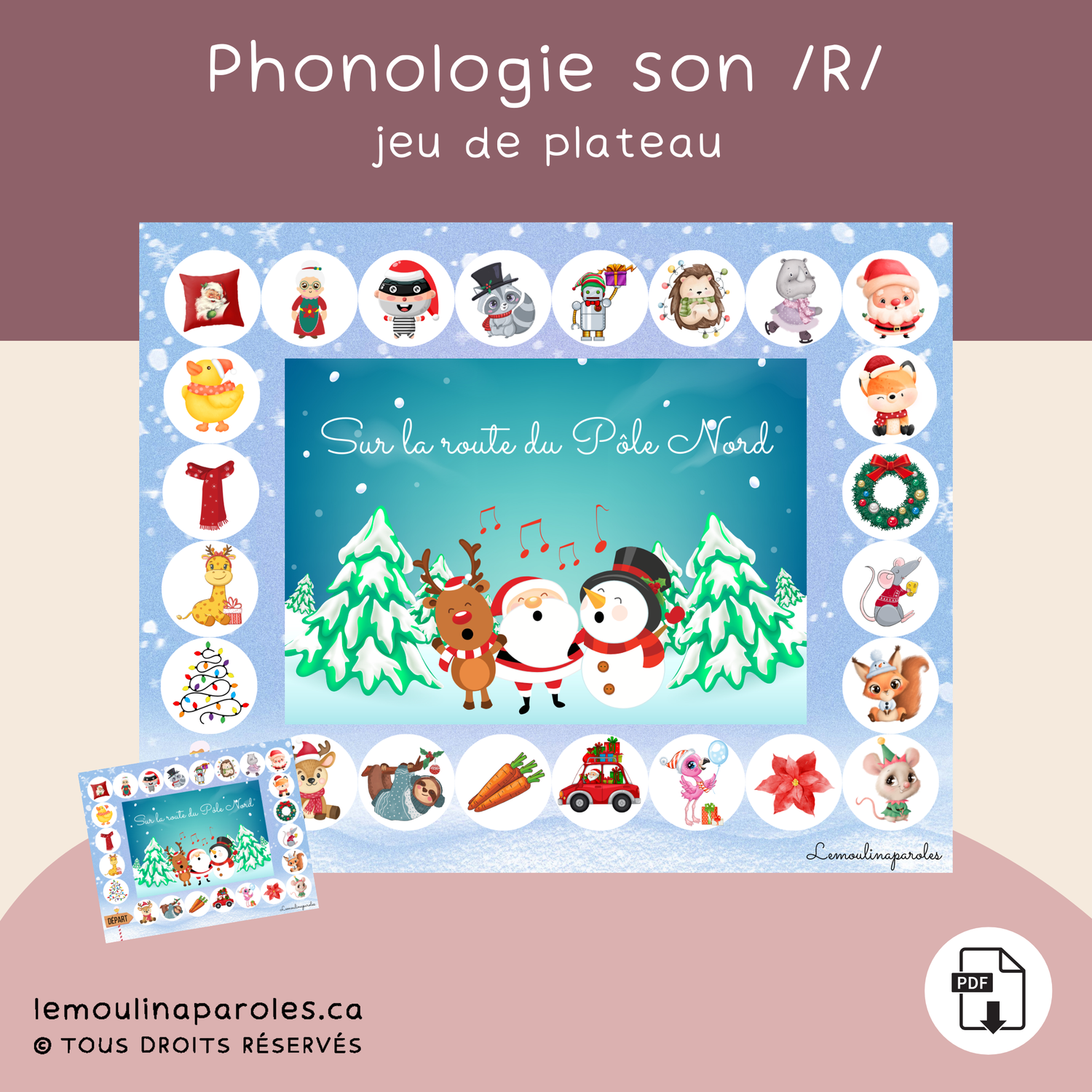 Sur la route du pôle nord son R