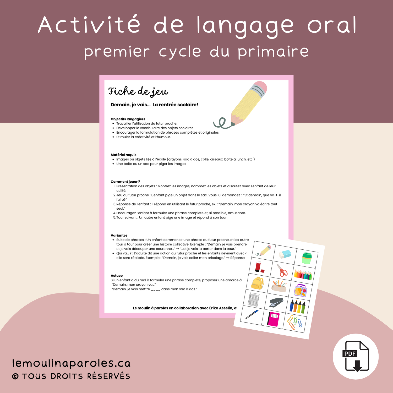 Les articles scolaires