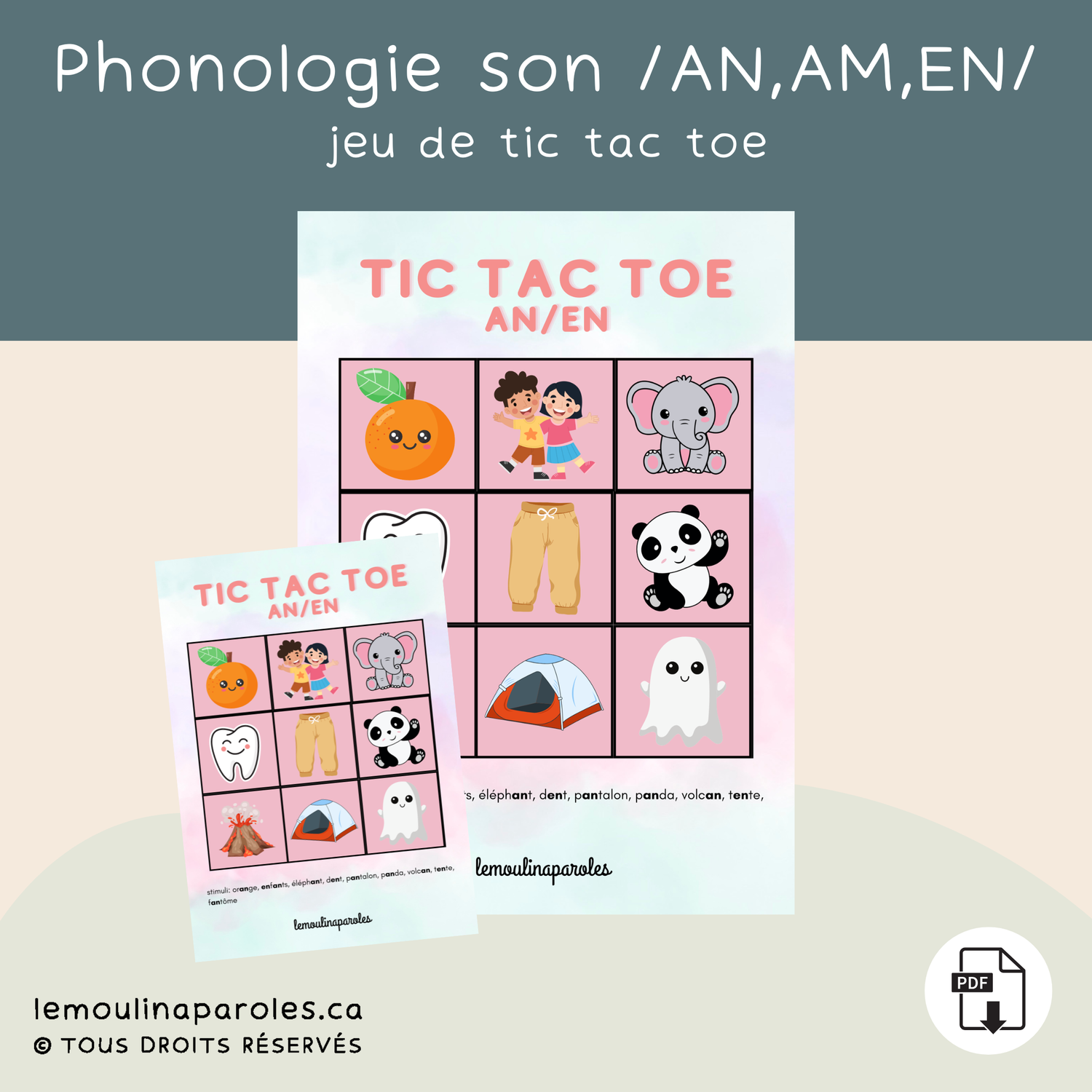 Tic tac toe /AN/AM/EN/