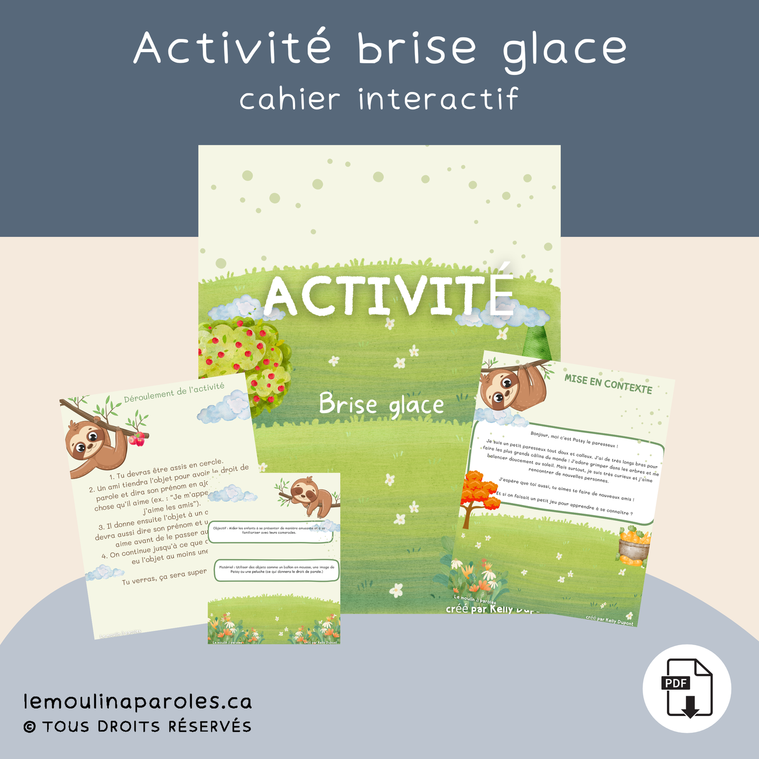 Activité brise glace