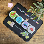 Mes phrases farfelues – Dés éducatifs pour travailler la structure de phrase | Orthophonie & Langage