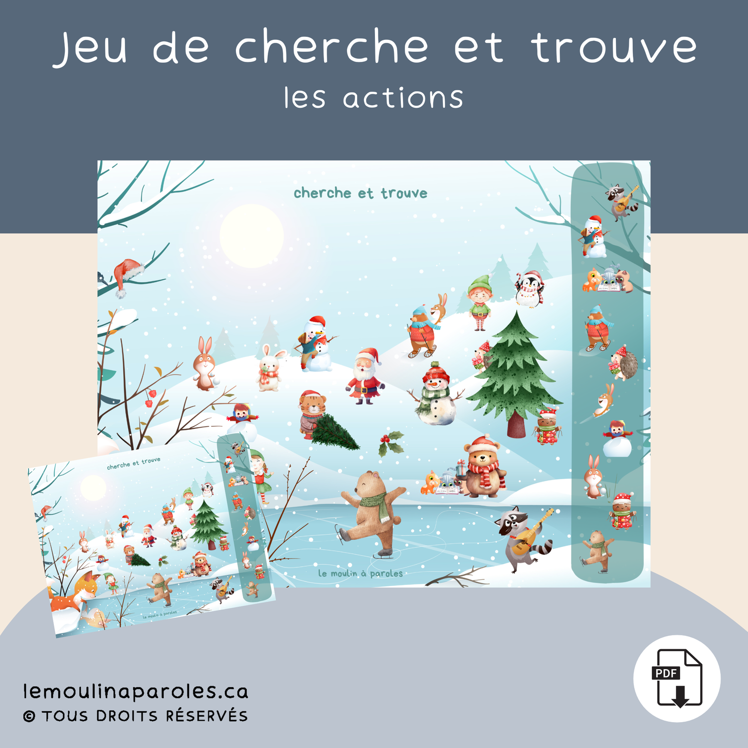 Mon mini cherche et trouve - Noël