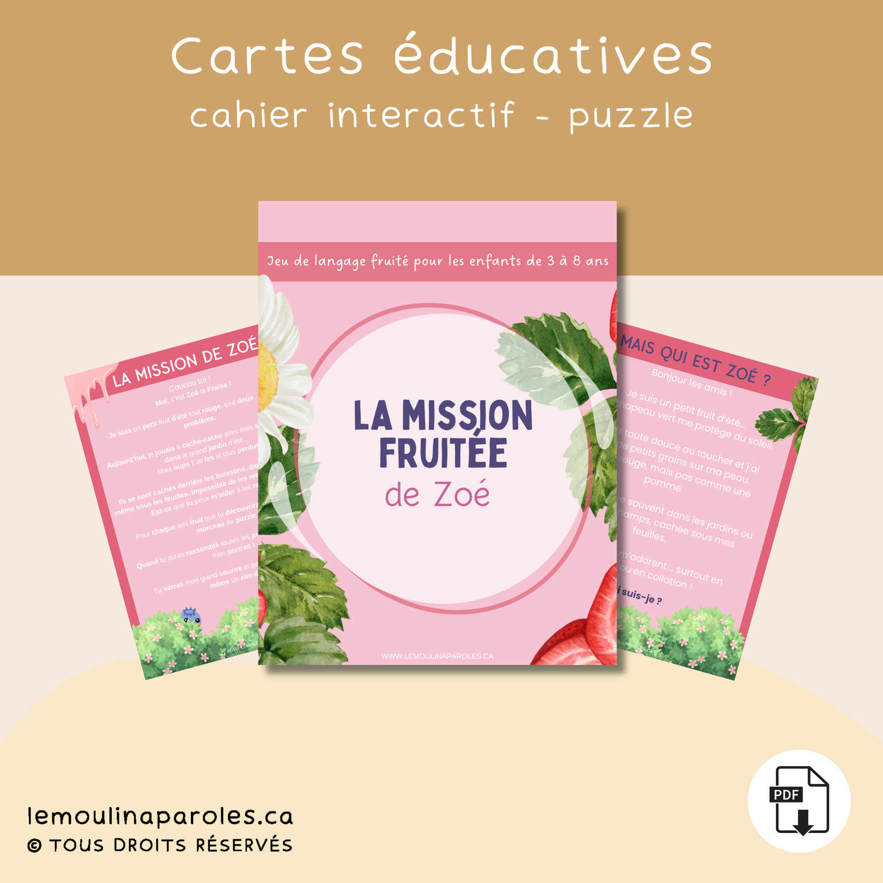 Un cahier téléchargeable ludique pour stimuler le langage des enfants de 3 à 8 ans ! 