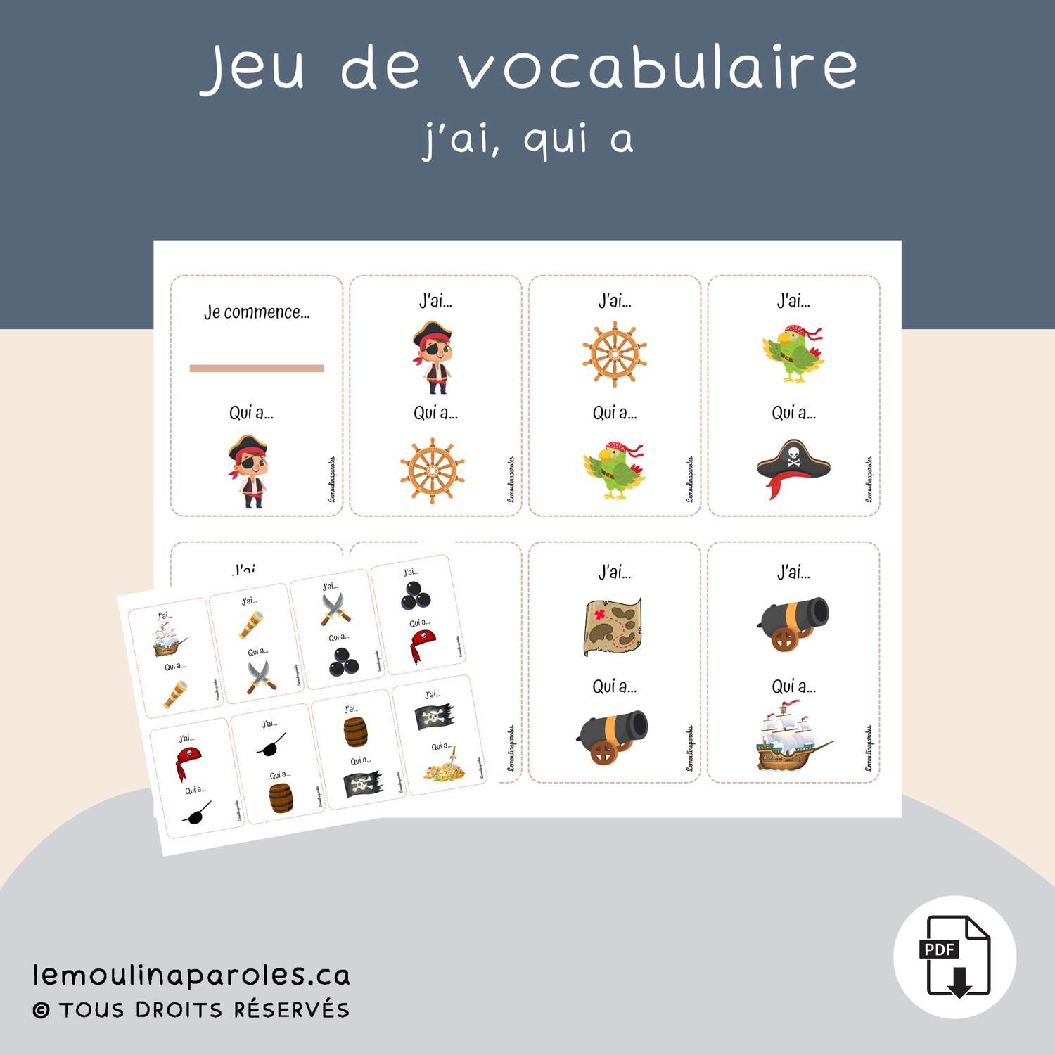 J'ai... qui a ... les pirates