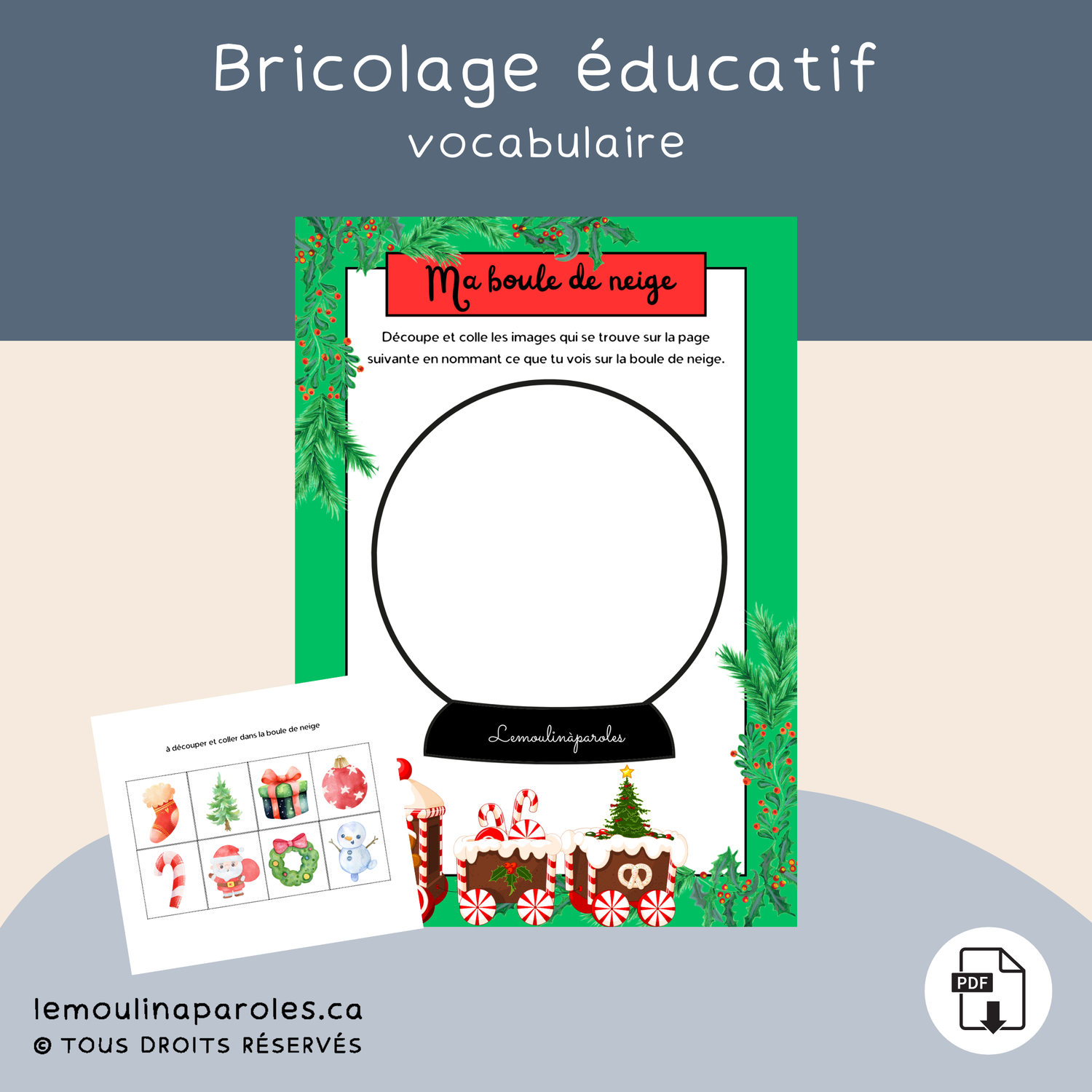 Bricolage - ma boule de neige