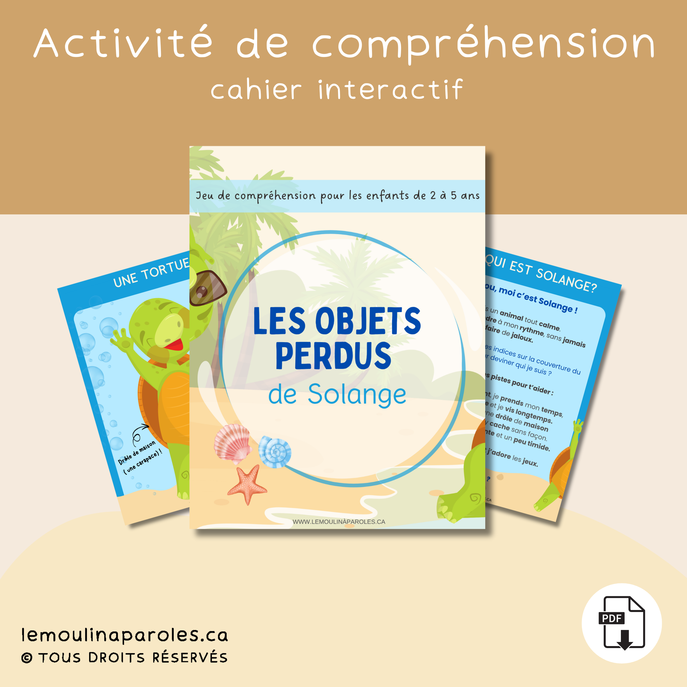 Boîte de Les objets perdus de Solange