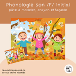 Trousse langage automne pour enfants avec activités éducatives imprimables
