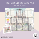 Jeux éducatifs château vocabulaire enfant préscolaire