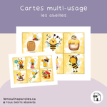 Cartes vocabulaire abeilles stimulation du langage enfant