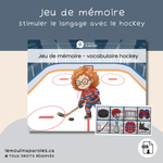 Trousse langage hockey avec activités éducatives imprimables pour enfants