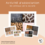 Activités langage préscolaire thème animaux imprimable